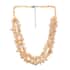 209.00 ctw Brazilian Citrine Bead Necklace 20-22 Inches in Stainless Steel image number 0