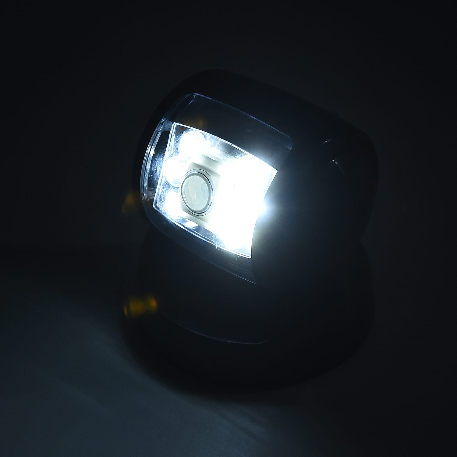 Black Wireless LED Porch Light with Motion Sensor (4xC Not Included)