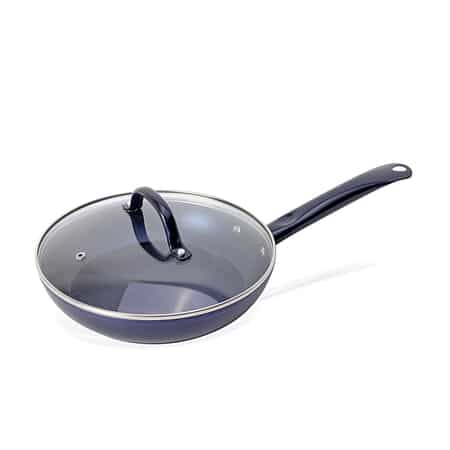 9.5 Pressed Aluminum Fry Pan - Sapphire Non-Stick Induction