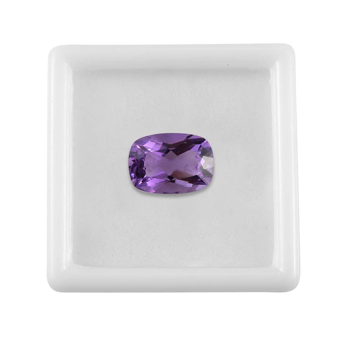 Mashamba Amethyst (Cush 14x10 mm) 5.22 ctw Loose Gemstone image number 3