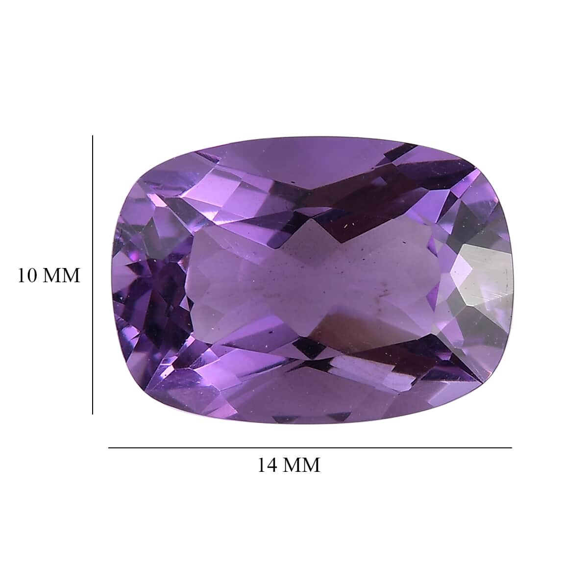 Mashamba Amethyst (Cush 14x10 mm) 5.22 ctw Loose Gemstone image number 4