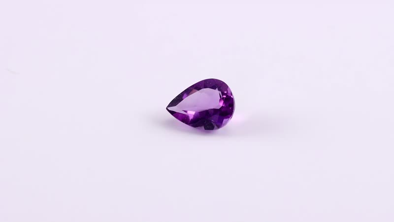 AA Mashamba Amethyst (Pear 9x7 mm) 1.35 ctw Loose Gemstone