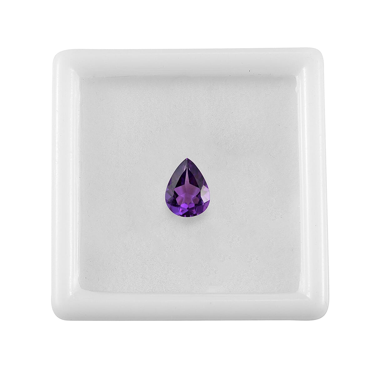 AA Mashamba Amethyst (Pear 9x7 mm) 1.35 ctw Loose Gemstone
