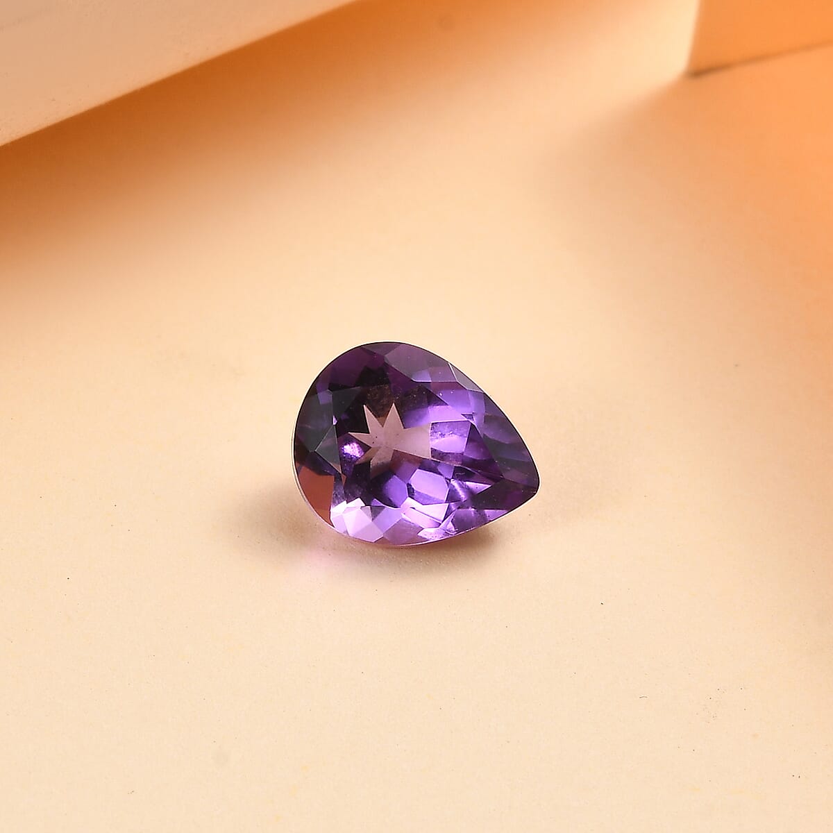 AA Mashamba Amethyst (Pear 10x8 mm) 2.00 ctw Loose Gemstone image number 1