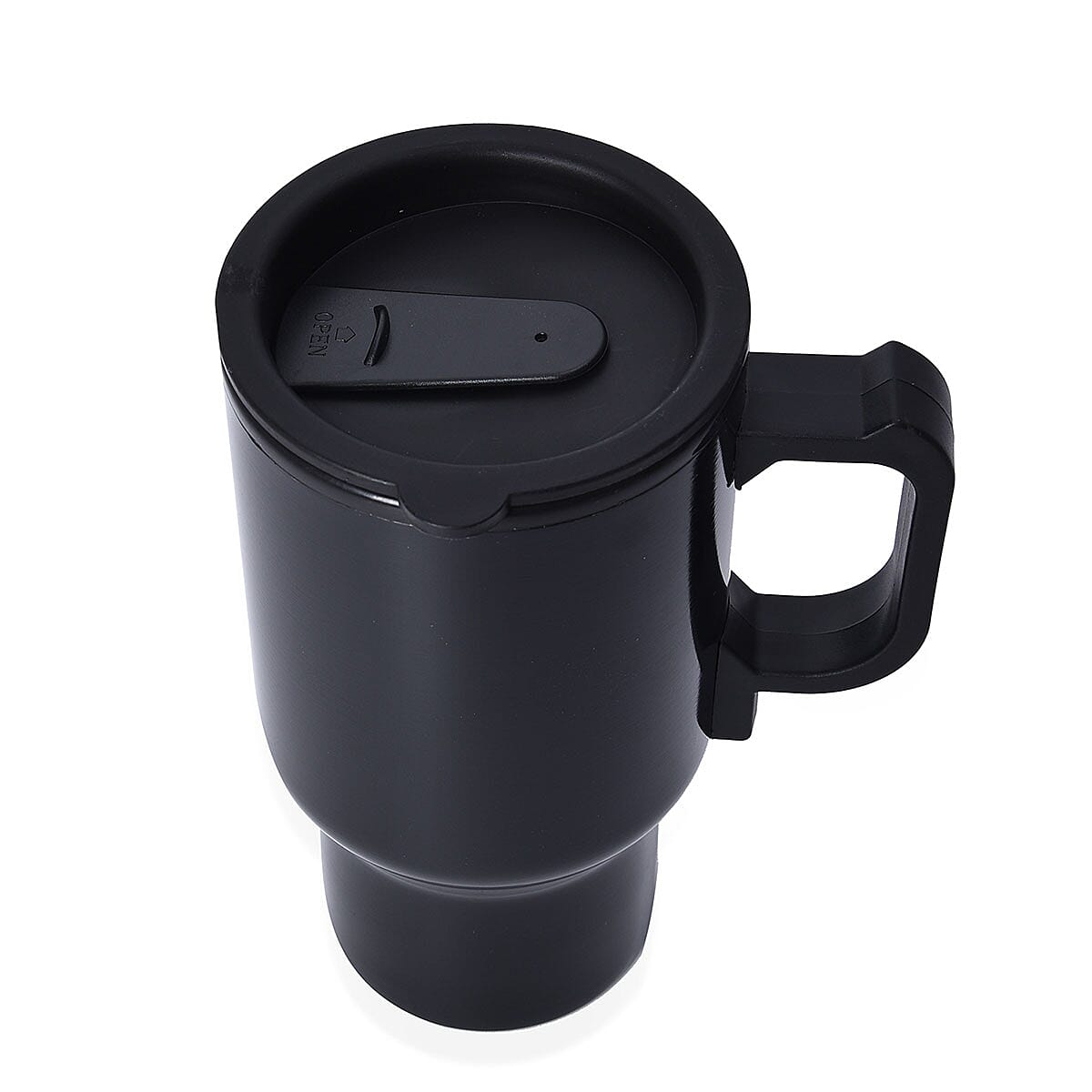 Heated Mug with 12V Car Adapter in Stainless Steel -Black 16 oz image number 6