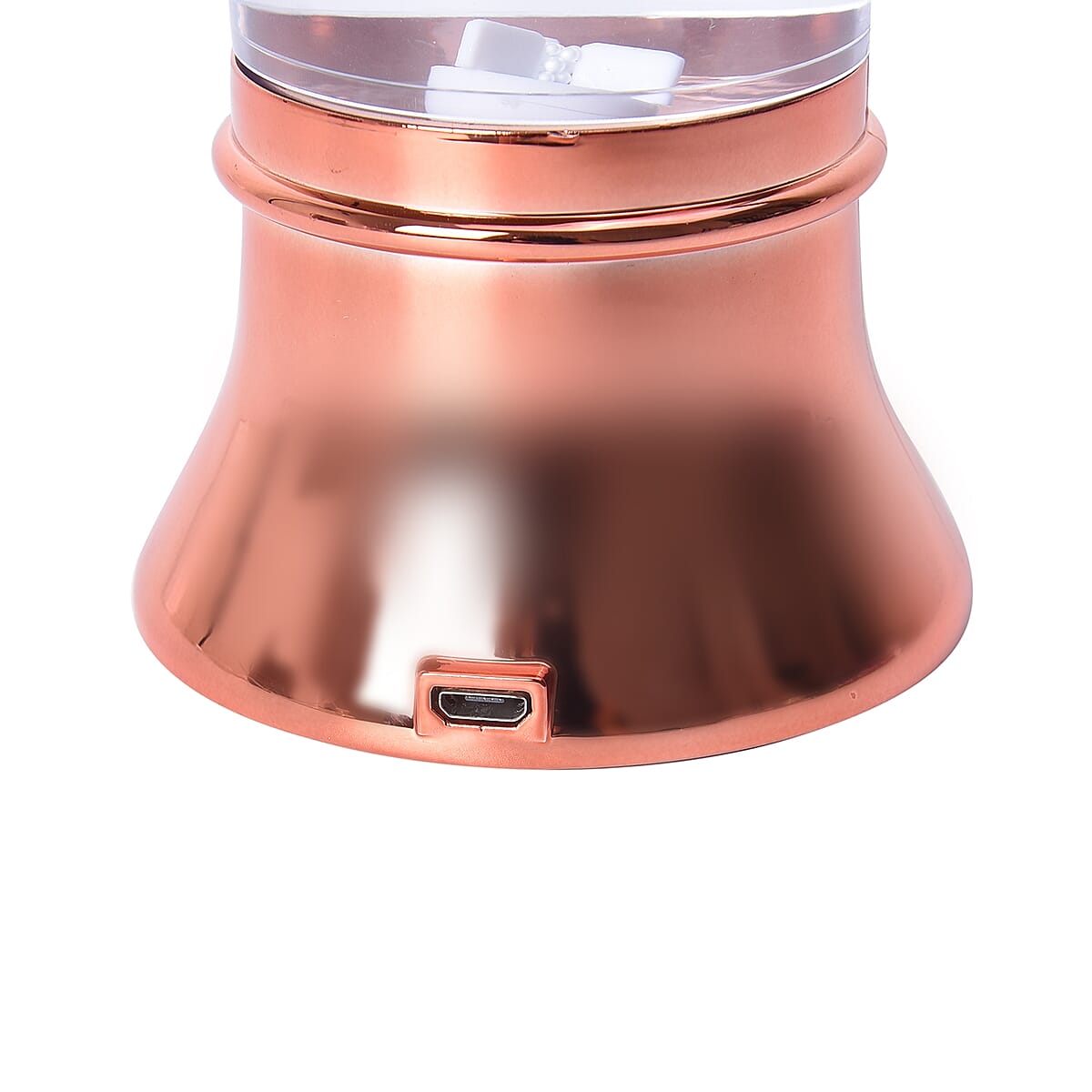 Rose Gold Glitter Tornado Lamp with USB Cable (3xAAA Required) image number 3