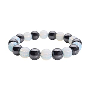 Magnetic by Design Set of 3 Multi Gemstone Beaded Stretch Bracelets 218.00 ctw