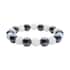 Magnetic by Design Set of 3 Multi Gemstone Beaded Stretch Bracelets 218.00 ctw image number 3