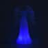 Angel Playing Harp with Color Changing LED Light (2AAA Batteries Not included) image number 1