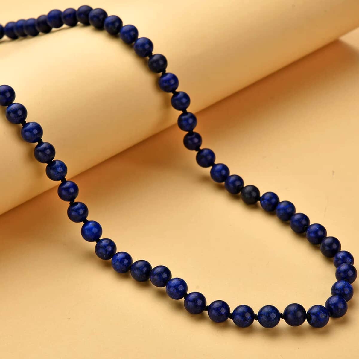 Lapis Lazuli Beaded Endless Necklace 34 Inches 346.50 ctw image number 2