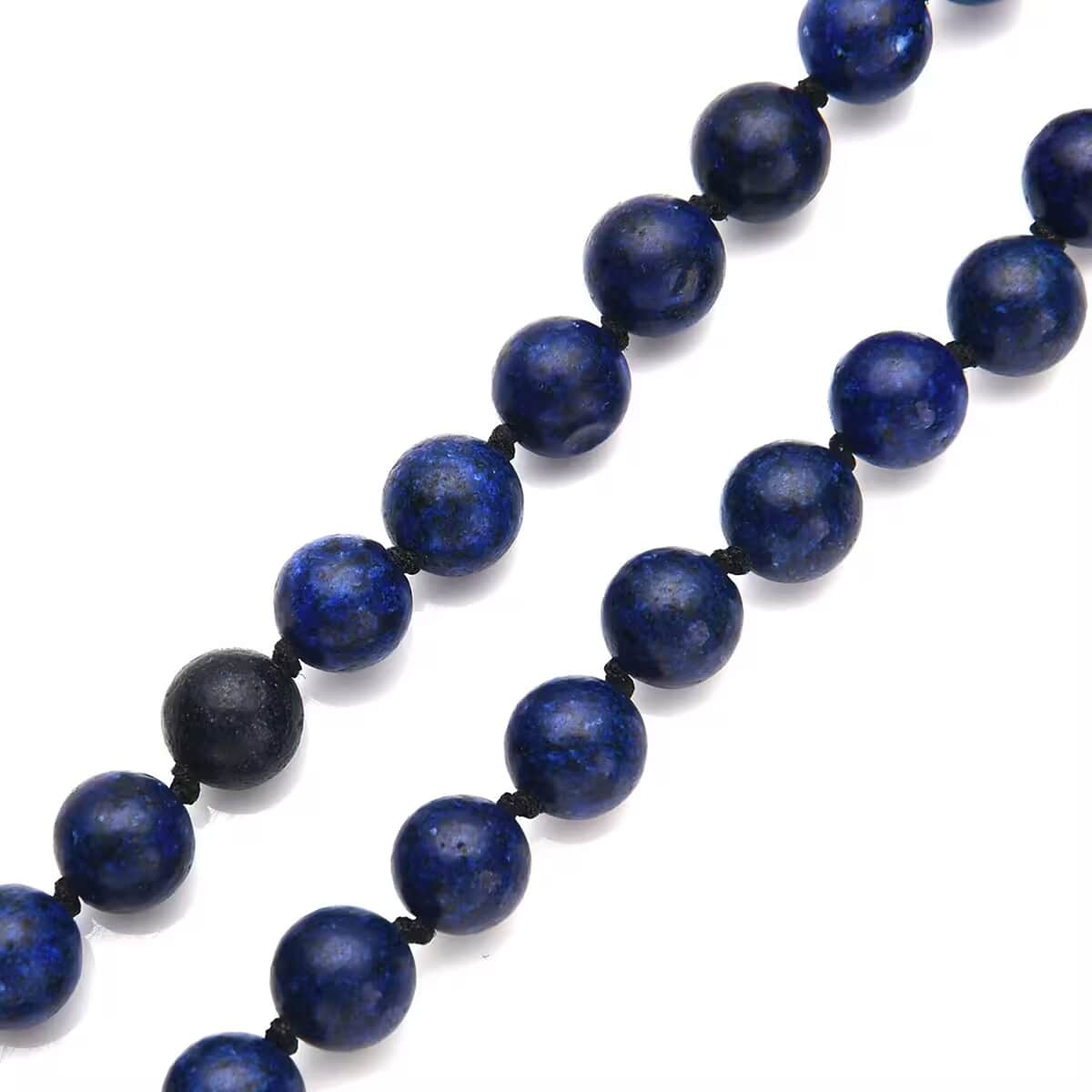 Lapis Lazuli Beaded Endless Necklace 34 Inches 346.50 ctw image number 8