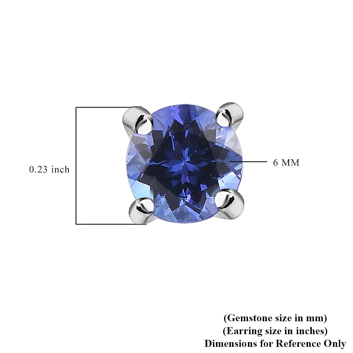 Rhapsody AAAA Tanzanite Earrings in 950 Platinum 1.85 ctw