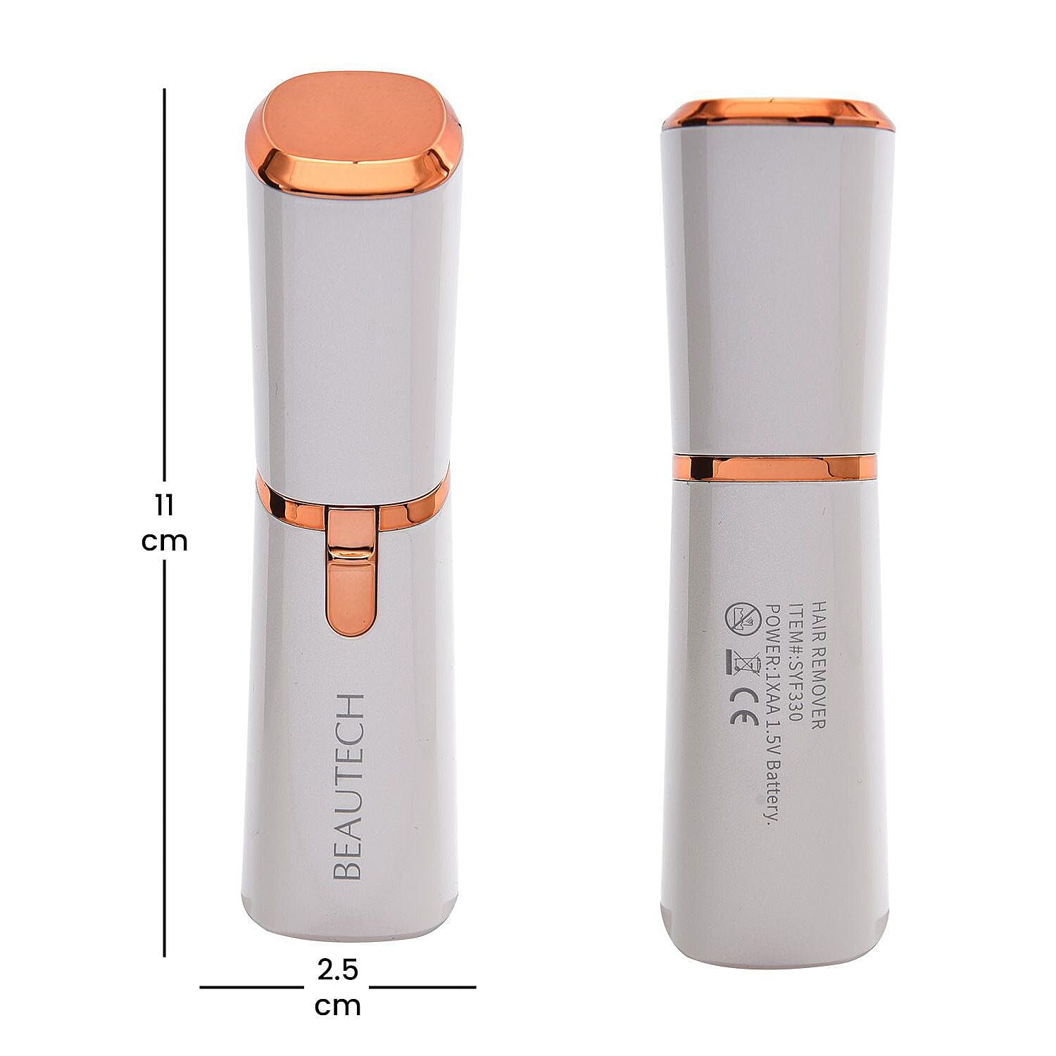 LED Light Painless Facial Hair Remover (1AA Required)
