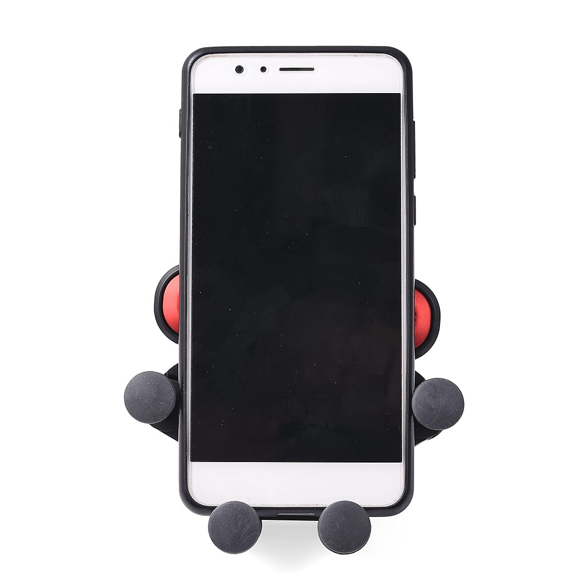 Set of 2 Red Mounted Gravity Car Phone Holder image number 5