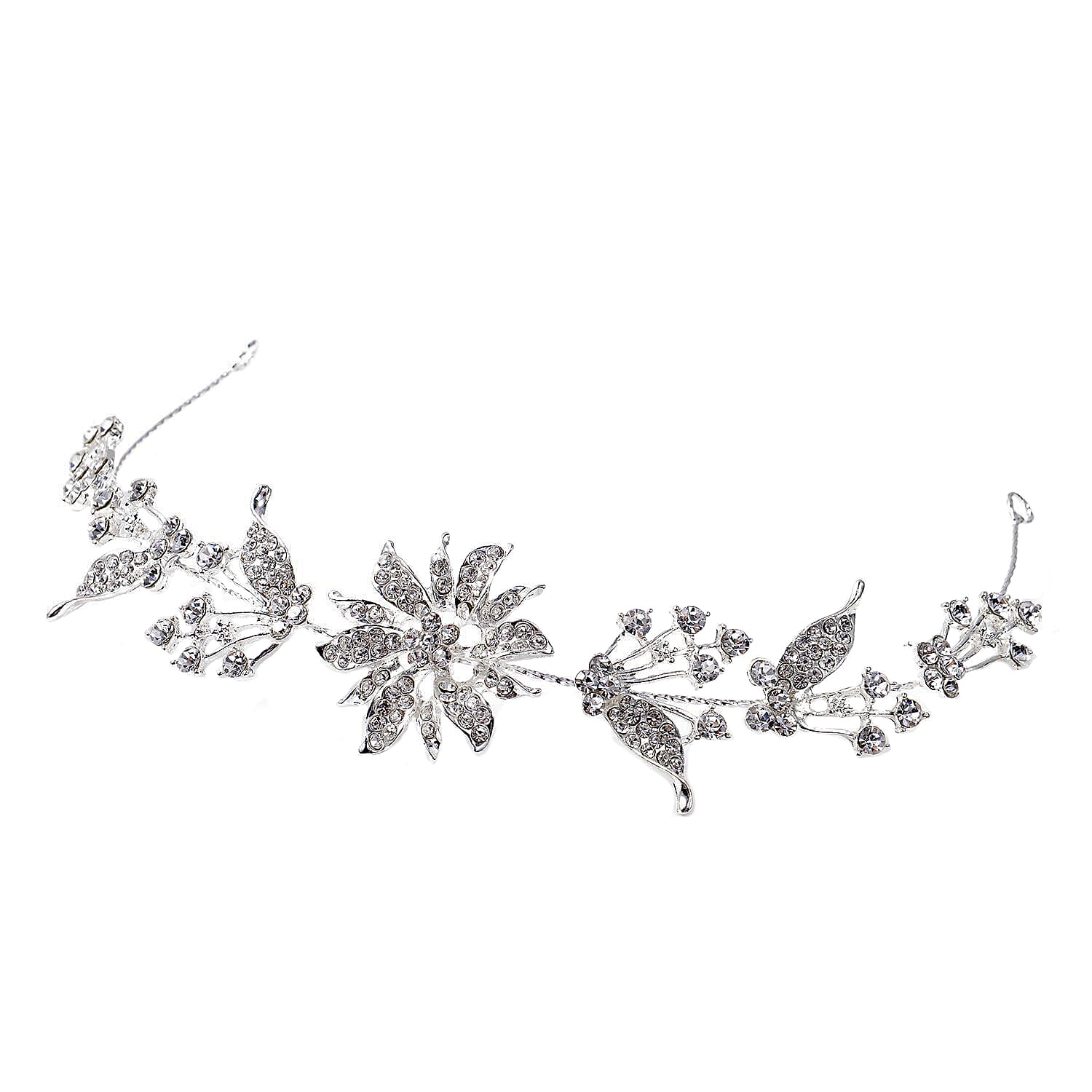 Hair Accessories Set, Hair Styling Accessories Kit, Austrian Crystal Tiara, Crystal Hair Band, Hair Pins Set, Tiara Headband, Blossom Crown