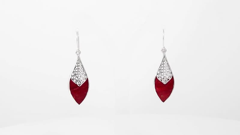 Fashion Beach Earrings in Sterling Silver
