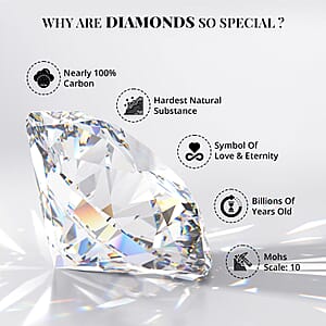 D'Joy Diamond 0.25 ctw Celtic Knot Stud Earrings in Platinum Over Sterling Silver (Del. in 5-7 Days)