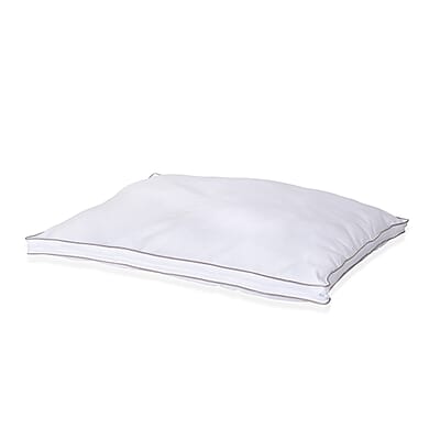 Homesmart Set of 2 White Down Alternative Microfiber Pillow Protectors with Golden Piping - Queen , Pillow Cover , Cushion Cover , Pillow Shams , Pillow Case Covers