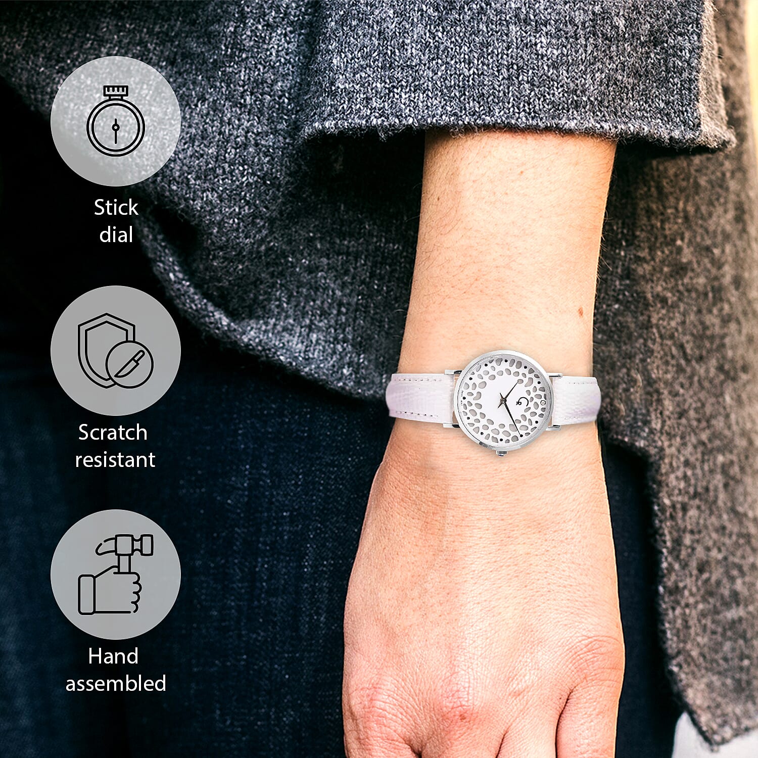 Buy Rachel Galley Diamond Accent Swiss Movement MOP Dial
