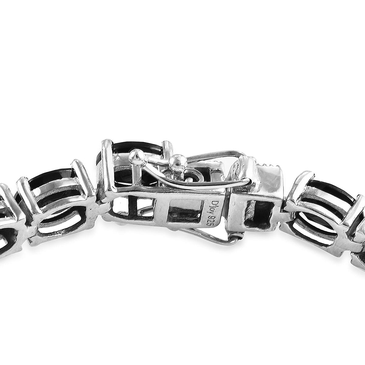 Shungite Tennis Bracelet in Platinum Over Sterling Silver (7.25 In) 11.85 ctw image number 3