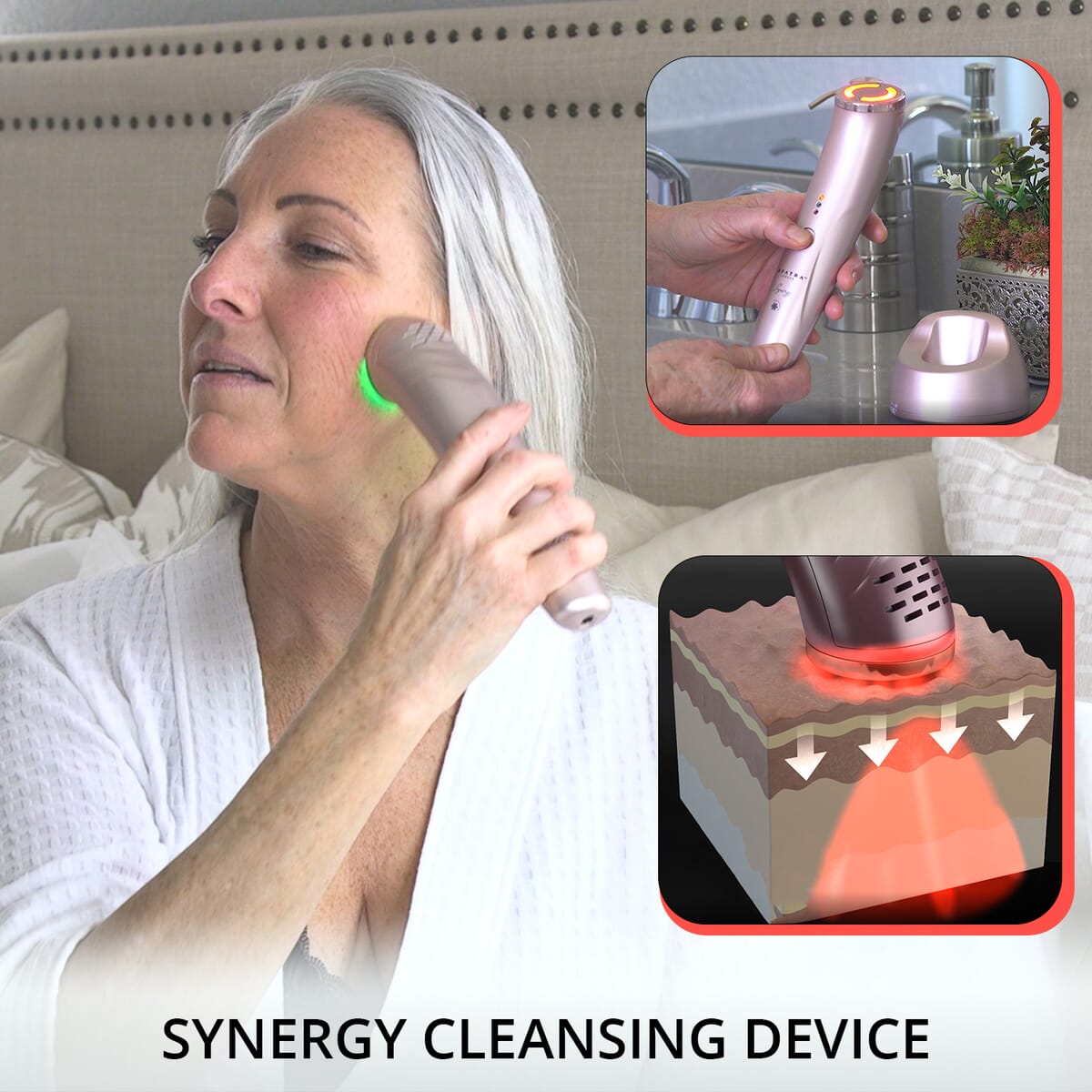 Opatra Skincare Synergy Infrared Light Skin Therapy Device with Keepsake Packing image number 1