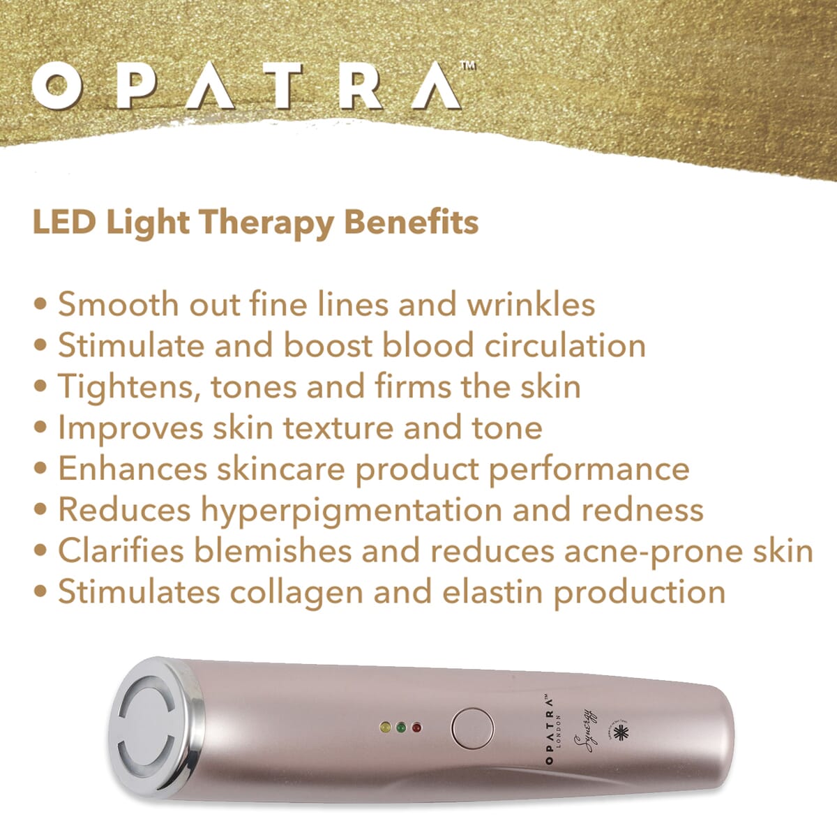 Opatra Skincare Synergy Infrared Light Skin Therapy Device with Keepsake Packing image number 2