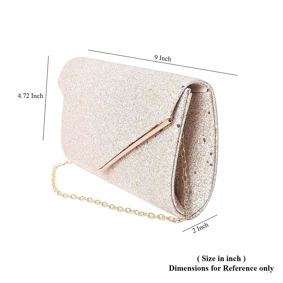 Golden Envelope Evening Clutch image number 6