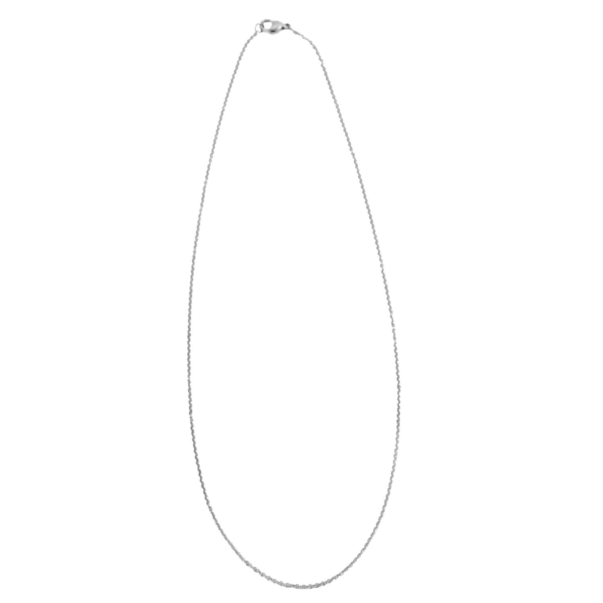 Cable Chain in Stainless Steel with 12MM Lobster Lock 20 Inches image number 4