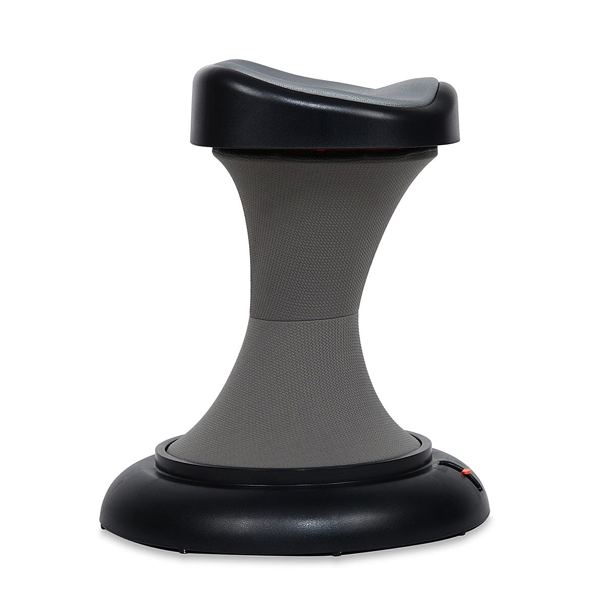 Black Gray EzHula Core Balance Fitness Chair For Home Office and Gyms, Mimics Hula Hoop Motion For Core Balance, Coordination and Stability  image number 2