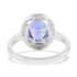 ILIANA 2.95 ctw AAA Tanzanite and Diamond G-H SI Ring in 18K White Gold with Appraised Certificate (Size 7.0) 4.37 Grams image number 3