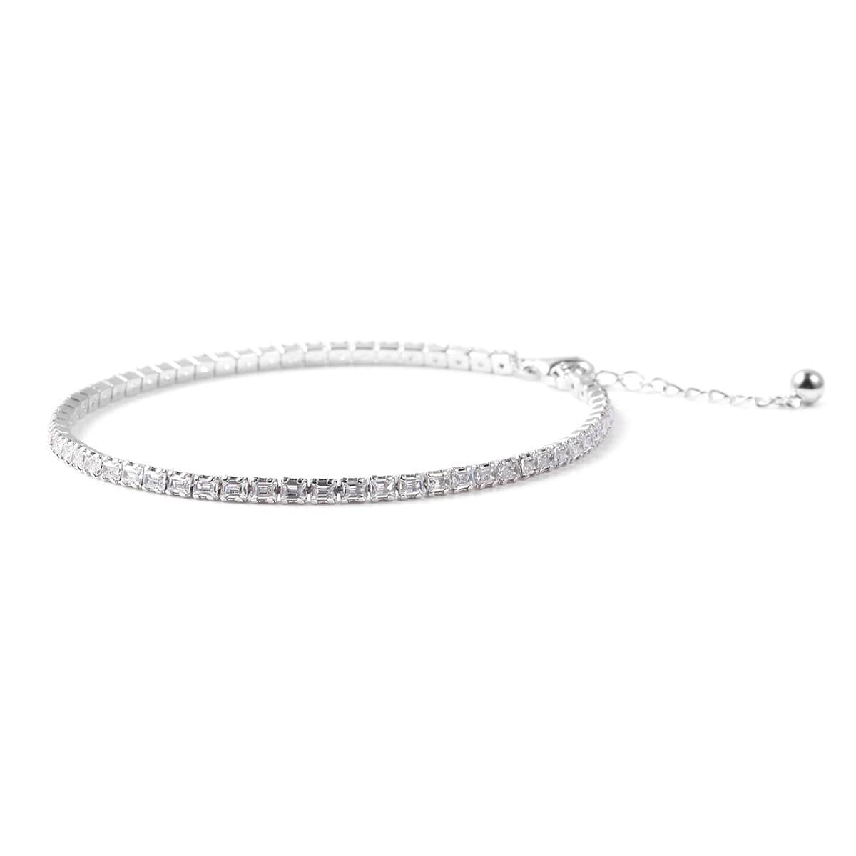 Simulated Diamond Tennis Bracelet in Sterling Silver (8.00 In) 1.50 ctw image number 2