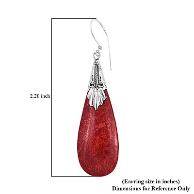 Sponge Coral Earrings in Sterling Silver