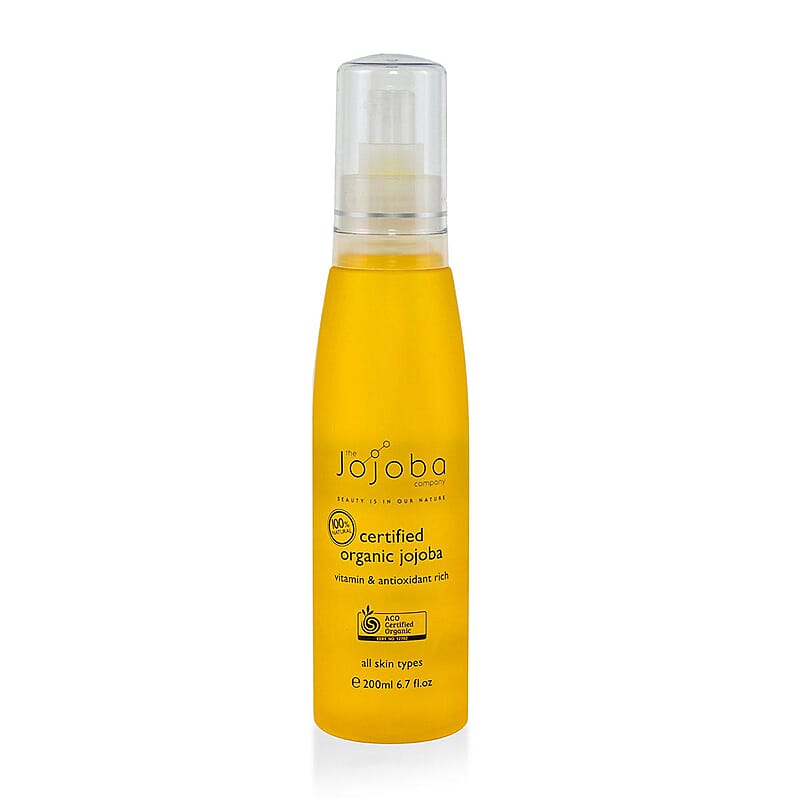 The Jojoba Company Natural Certified Organic Jojoba Oil For Face, Hair and Body, Anti Aging Oil (200 ML)