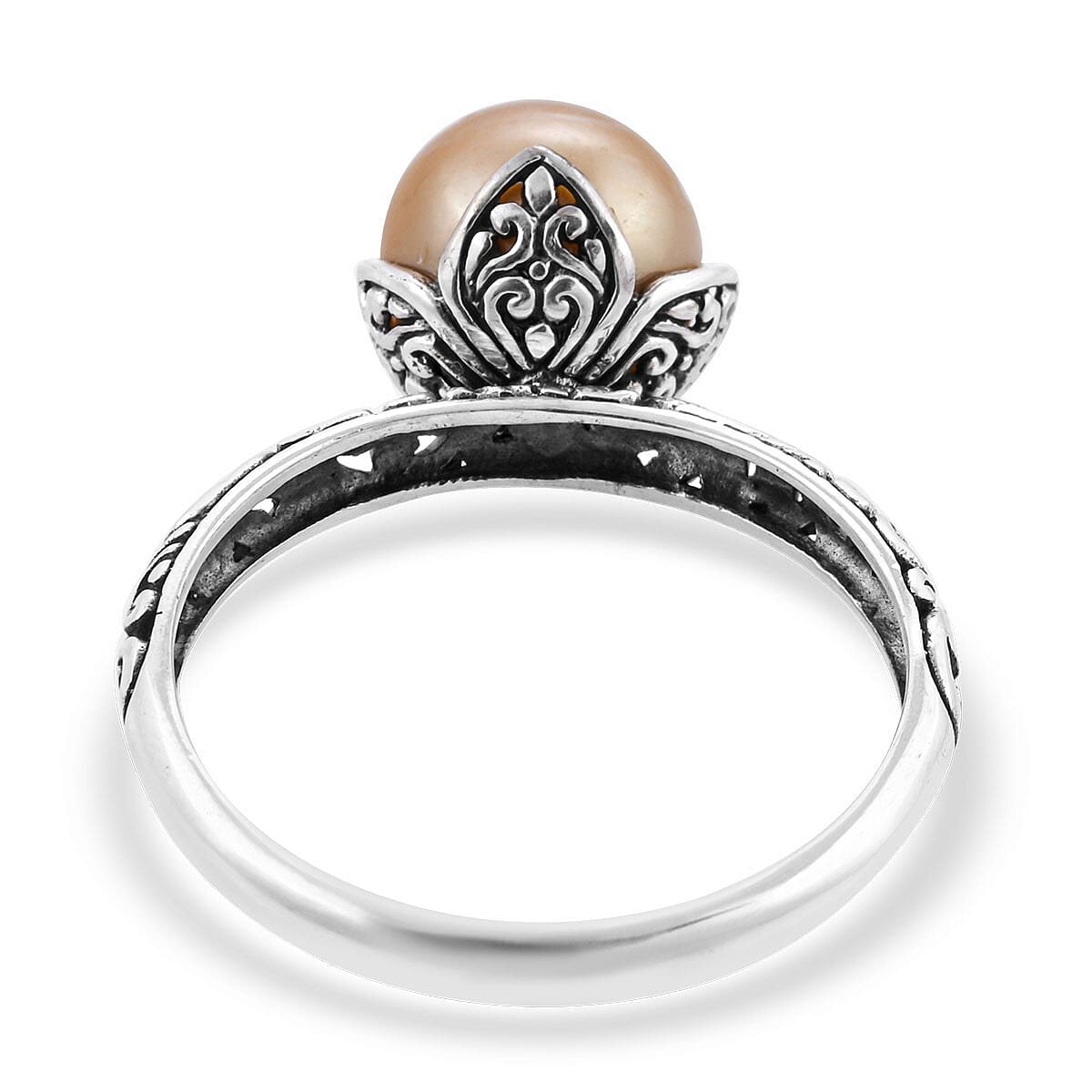 Bali Legacy South Sea Pearl 10mm Ring Size 9 and Pendant without Chain in Sterling Silver
