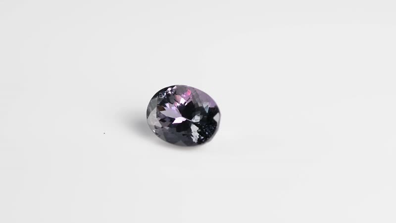 IGI Certified AAAA Green Tanzanite Faceted (Ovl 12.07x8.98 mm) 5.67 ctw