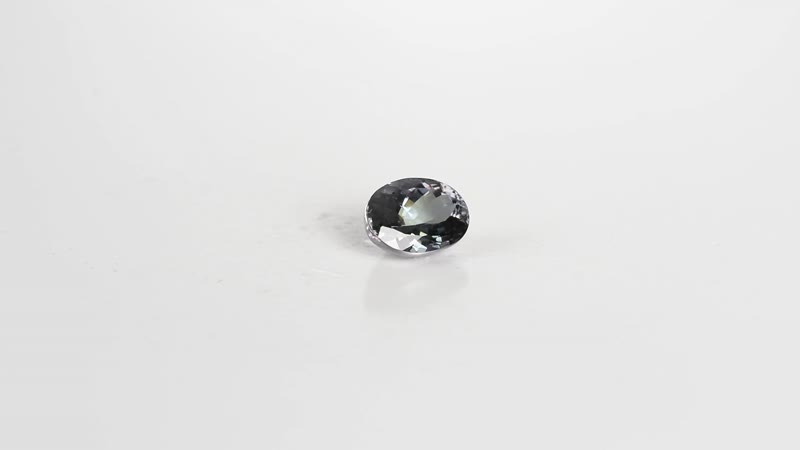 IGI Certified AAAA Green Tanzanite Faceted (Ovl 11.35x8.83 mm) 4.52 ctw