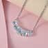 Sky Blue Topaz Necklace 18 Inches in Sterling Silver 2.40 ctw image number 4