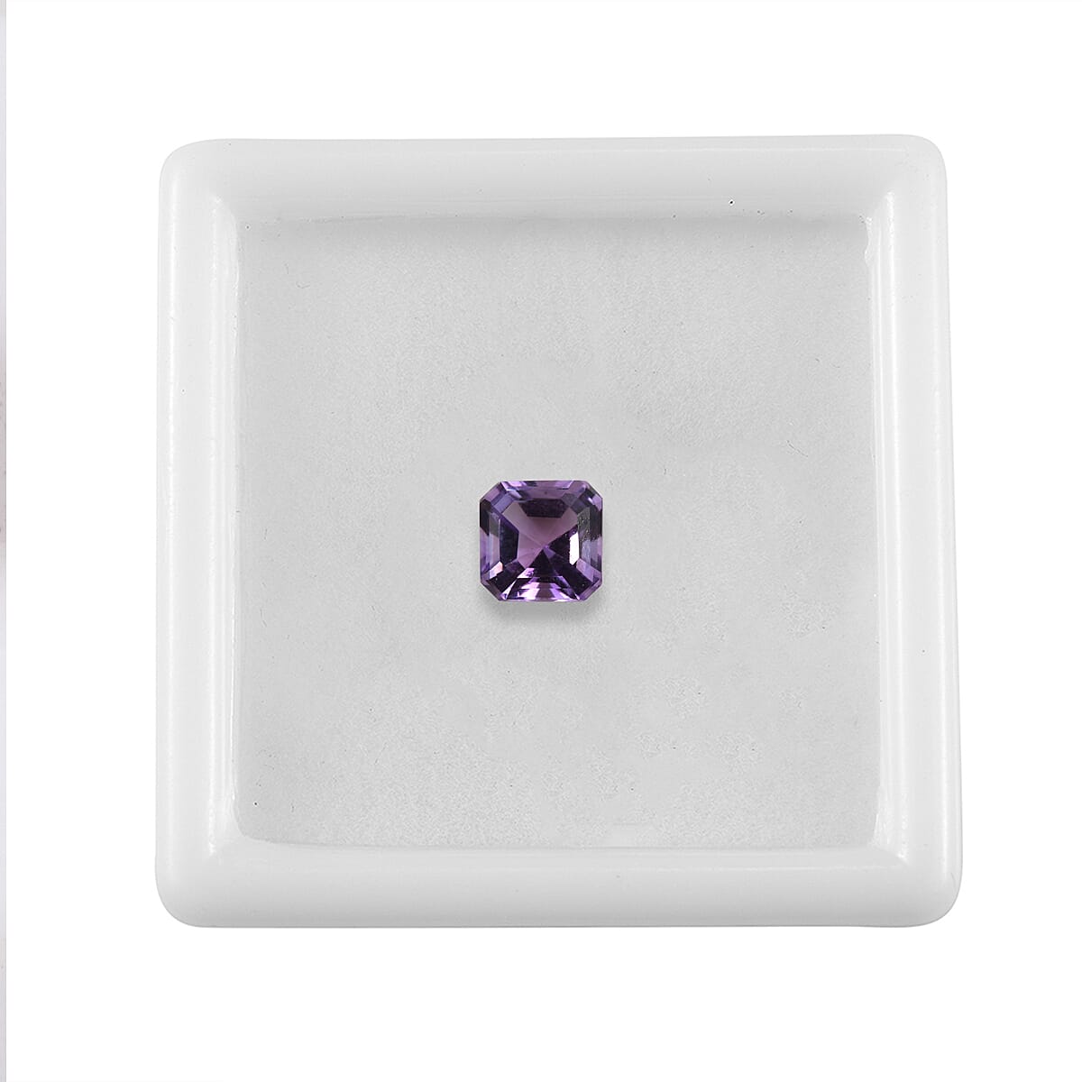 Asscher Cut Mashamba Amethyst (Oct 6x6 mm) 0.91 ctw Loose Gemstone