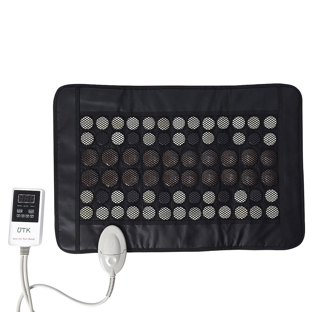 UTK Far Infrared Natural Jade, Tourmaline and Shungite Pro Heating Pad with Bonus Cover image number 1