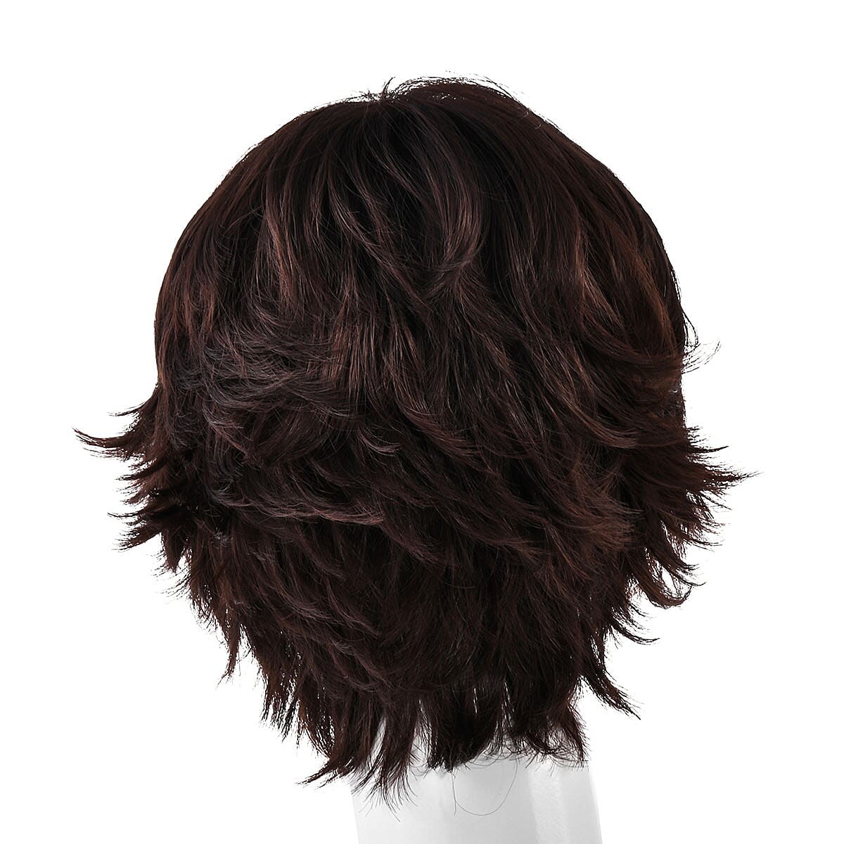 EASY WEAR Red Brown Monique Style Wig image number 2