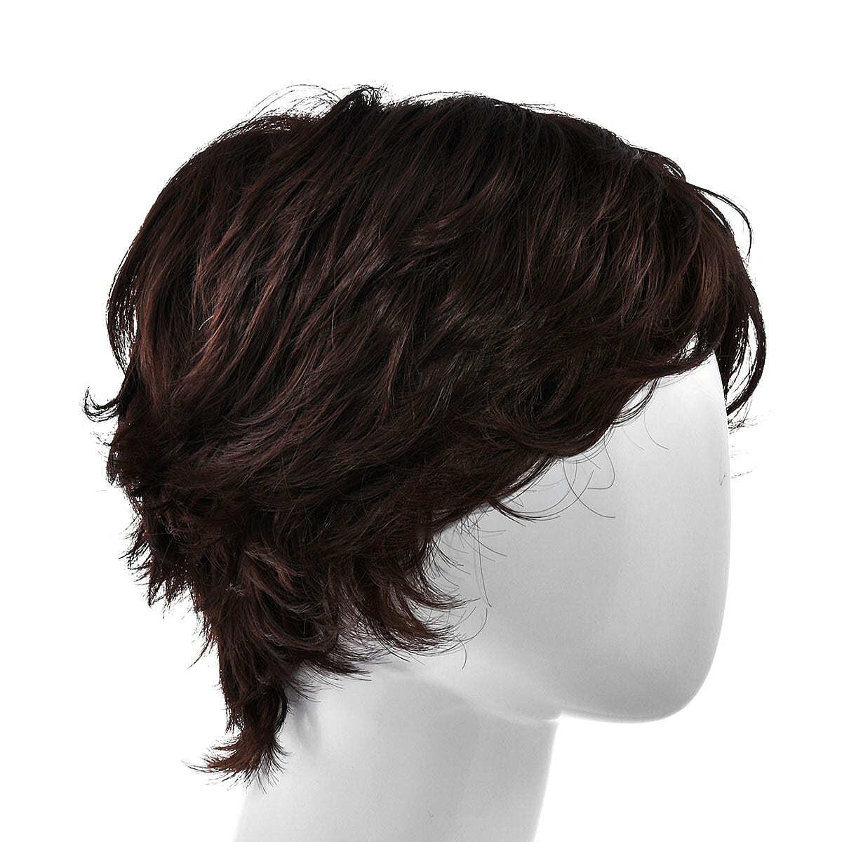 EASY WEAR Red Brown Monique Style Wig image number 3