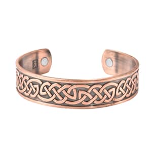 Magnetic by Design Tree of Life Rosetone Cuff Bracelet (7 in)
