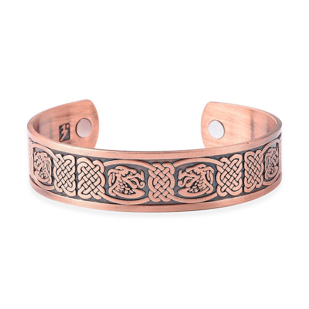 Magnetic by Design Dragon Cuff Bracelet in Rosetone (7 in) image number 0