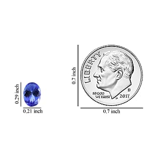 AAA Tanzanite (Ovl 7.5x5.5 mm) 1.02 ctw