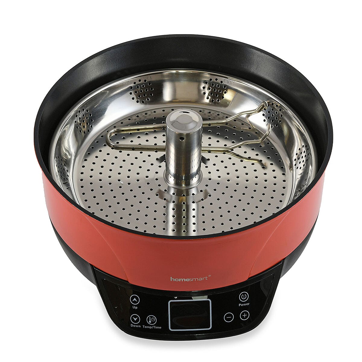 Homesmart Red Multi-function Automatic Lifting Hot Pot (12x3.5) (1200 watts,120v) image number 6