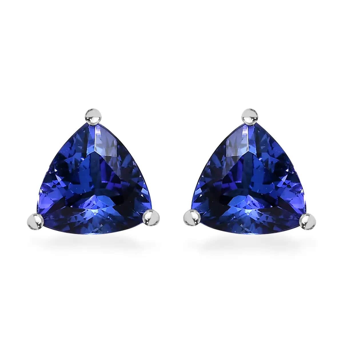 Rhapsody 950 Platinum AAAA Tanzanite 2.50 ctw Stud Earrings, AAAA Tanzanite Earrings, Tanzanite Studs, 950 Platinum Studs, 950 Platinum Earrings image number 0