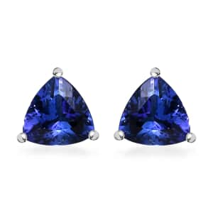 Rhapsody 950 Platinum AAAA Tanzanite 2.50 ctw Stud Earrings, AAAA Tanzanite Earrings, Tanzanite Studs, 950 Platinum Studs, 950 Platinum Earrings