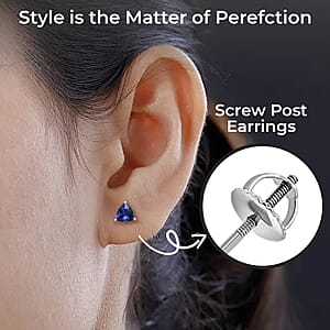 Rhapsody 950 Platinum AAAA Tanzanite 2.50 ctw Stud Earrings, AAAA Tanzanite Earrings, Tanzanite Studs, 950 Platinum Studs, 950 Platinum Earrings