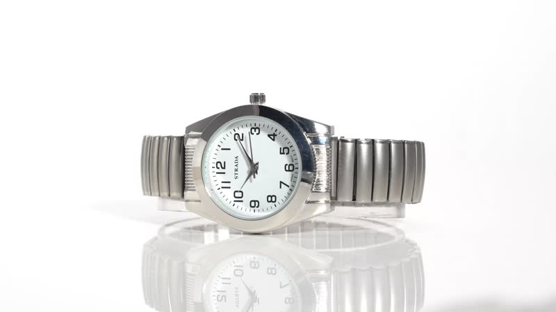 3521773 STRADA Japanese Movement Water Resistant Stretch Bracelet Watch with Stainless Steel Strap