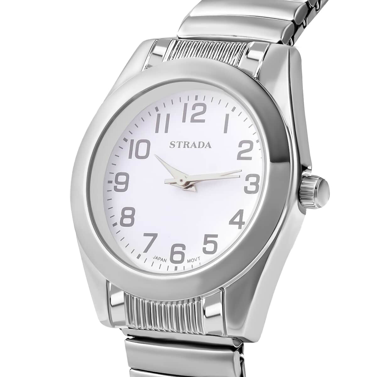 3521773 STRADA Japanese Movement Water Resistant Stretch Bracelet Watch with Stainless Steel Strap image number 3
